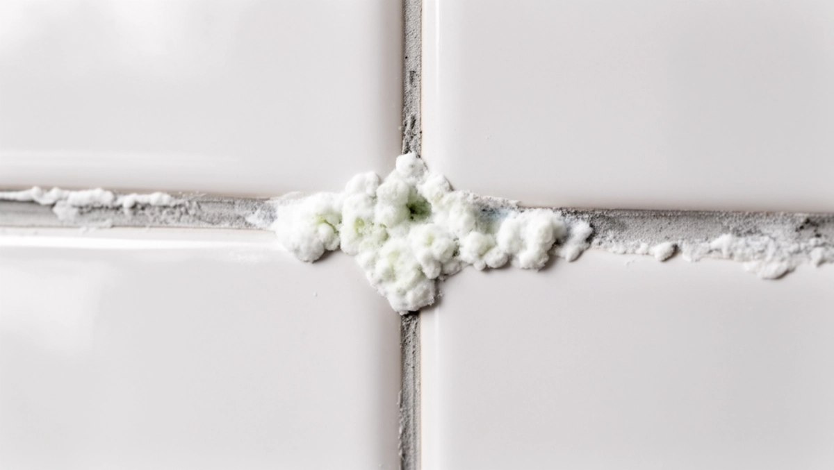 biały nalot na fudze po fugowaniu