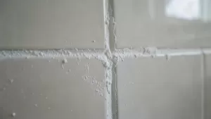 Biały nalot na płytkach po fugowaniu