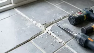 czym usunąć stare fugi z płytek